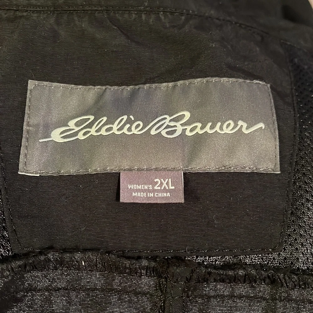 Eddie Bauer black raincoat 2XL - Picture 8 of 9